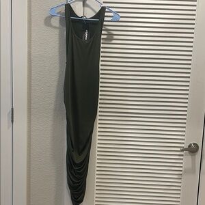 Zeagoo Dark Green Maxi Dress